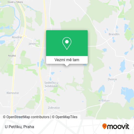U Petříku mapa