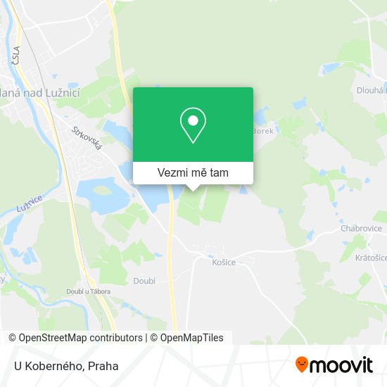 U Koberného mapa