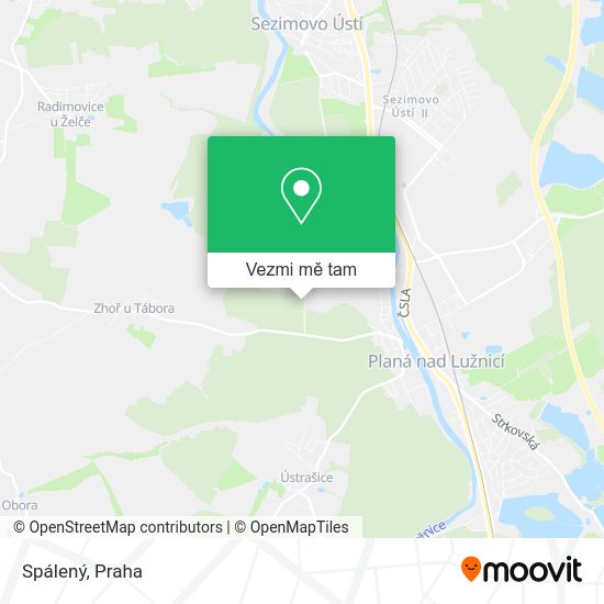 Spálený mapa