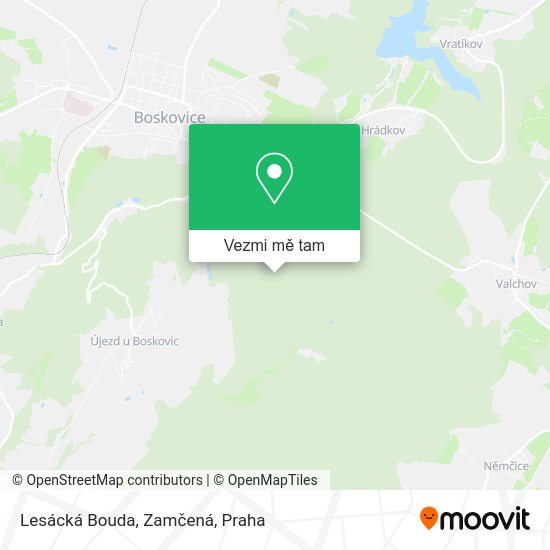 Lesácká Bouda, Zamčená mapa