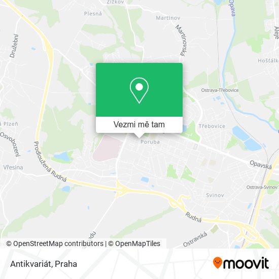 Antikvariát mapa