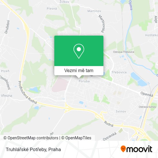 Truhlářské Potřeby mapa
