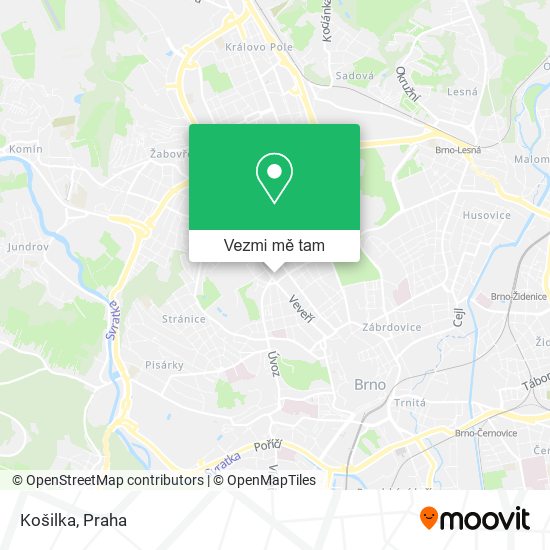 Košilka mapa