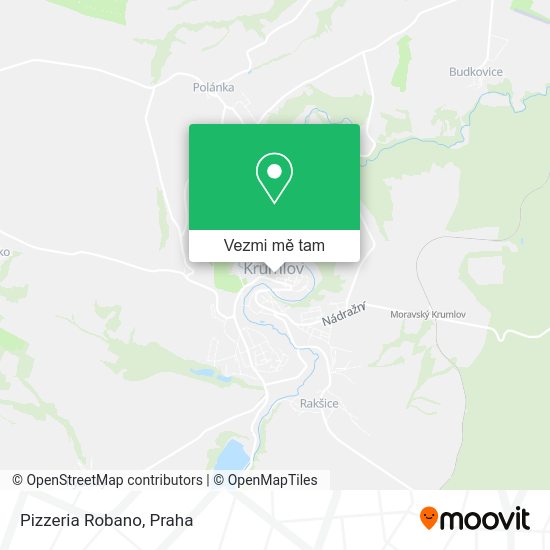 Pizzeria Robano mapa