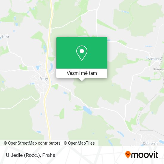 U Jedle (Rozc.) mapa