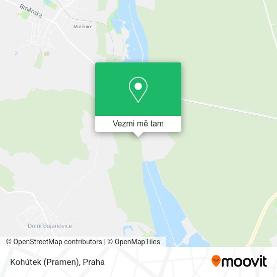 Kohútek (Pramen) mapa