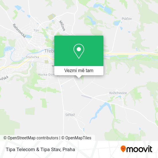 Tipa Telecom & Tipa Stav mapa