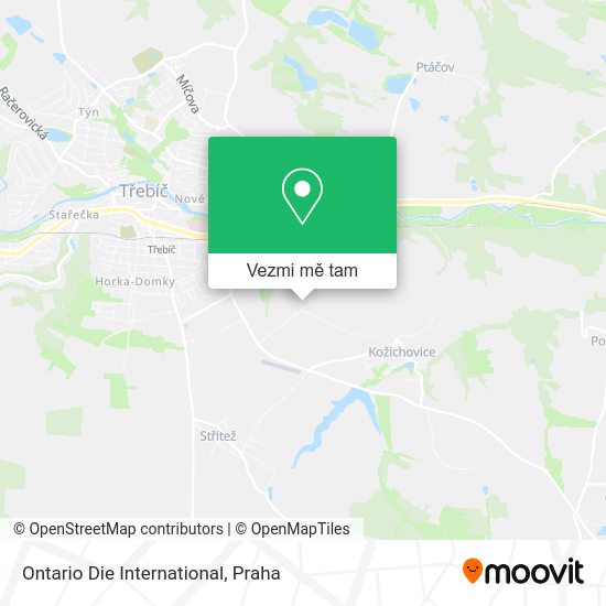 Ontario Die International mapa
