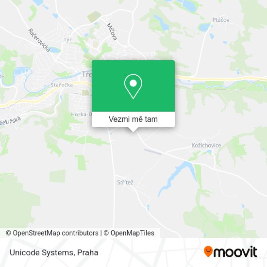 Unicode Systems mapa
