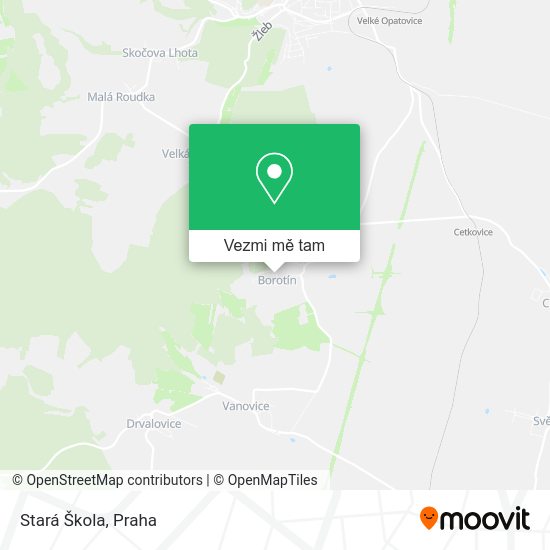 Stará Škola mapa