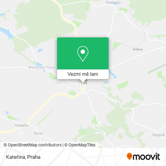 Kateřina mapa