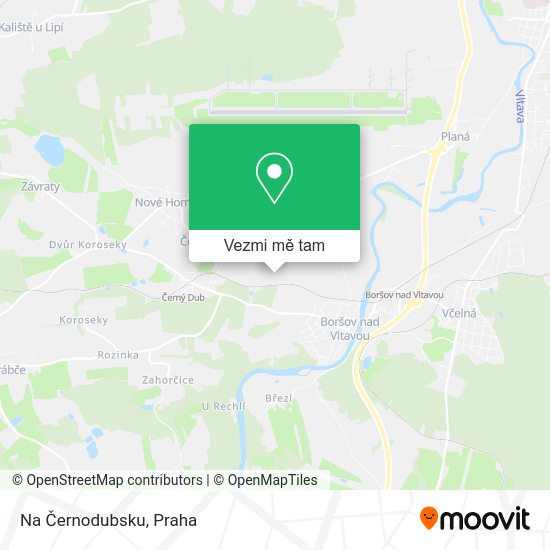 Na Černodubsku mapa