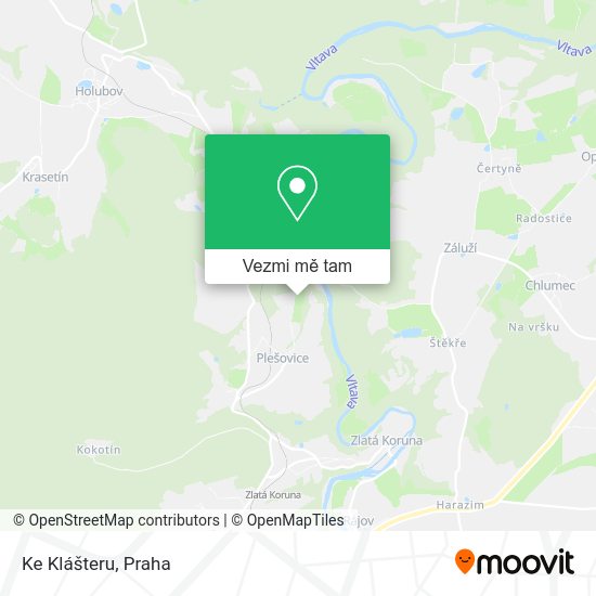 Ke Klášteru mapa