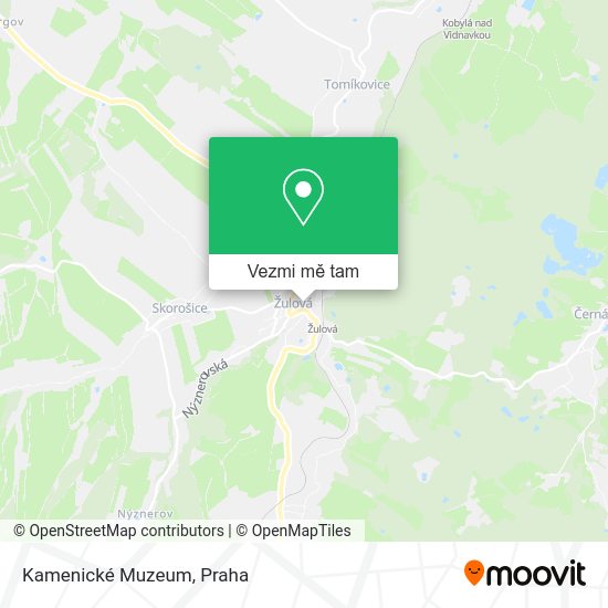 Kamenické Muzeum mapa