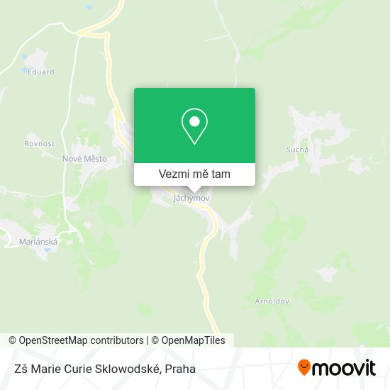 Zš Marie Curie Sklowodské mapa
