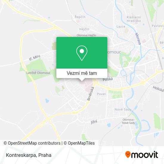 Kontreskarpa mapa