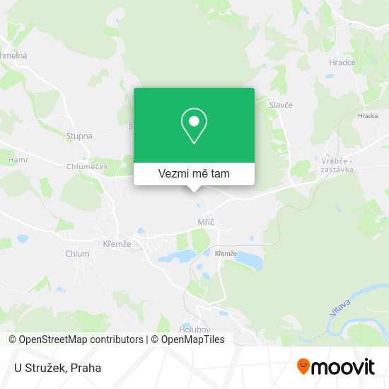 U Stružek mapa