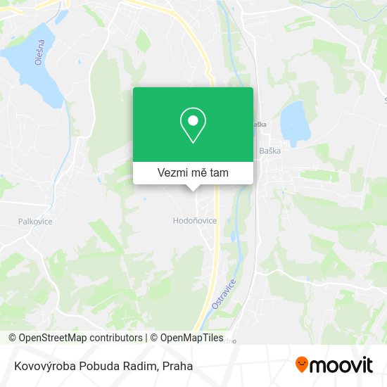 Kovovýroba Pobuda Radim mapa