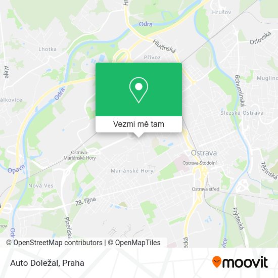 Auto Doležal mapa