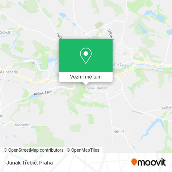 Junák Třebíč mapa