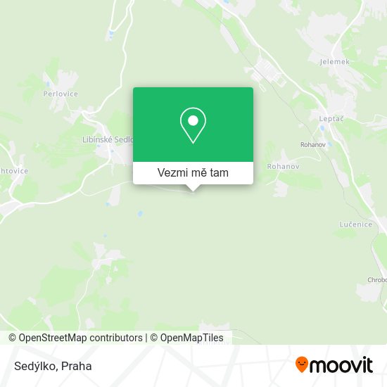 Sedýlko mapa