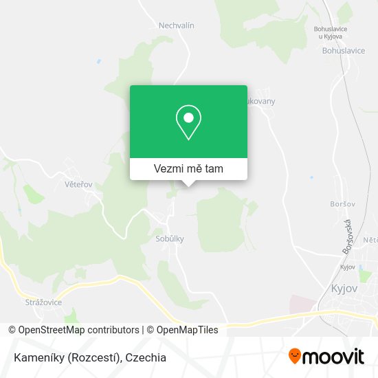 Kameníky (Rozcestí) mapa