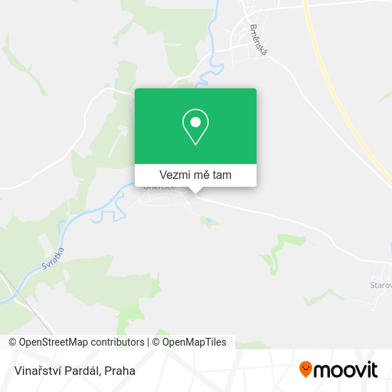 Vinařství Pardál mapa