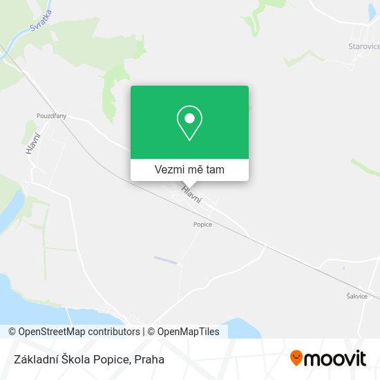 Základní Škola Popice mapa