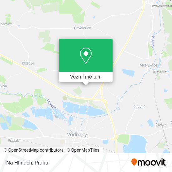 Na Hlínách mapa