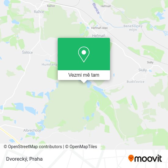 Dvorecký mapa