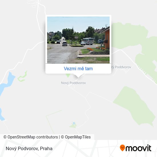 Nový Podvorov mapa