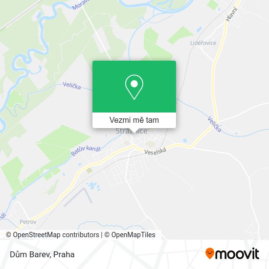 Dům Barev mapa