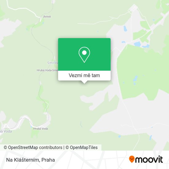 Na Klášterním mapa