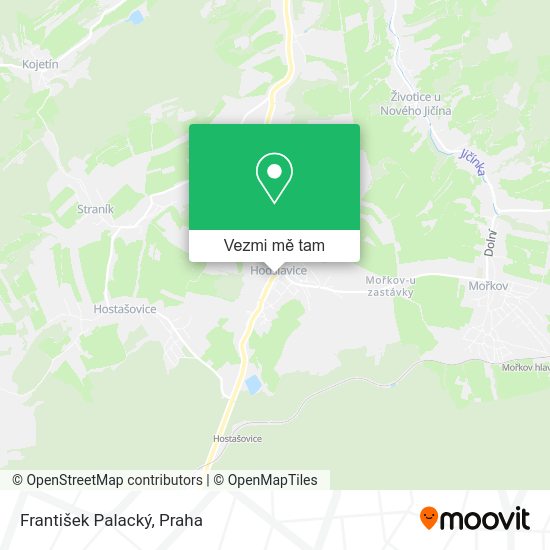 František Palacký mapa