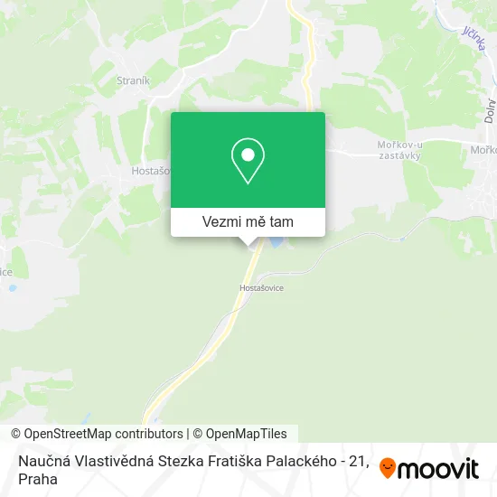 Naučná Vlastivědná Stezka Fratiška Palackého - 21 mapa