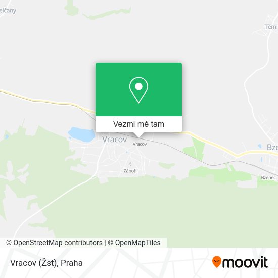Vracov (Žst) mapa