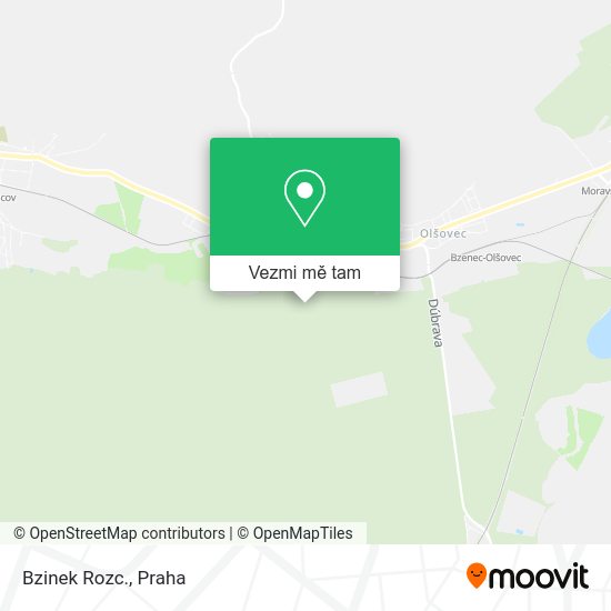 Bzinek Rozc. mapa