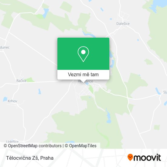 Tělocvična Zš mapa