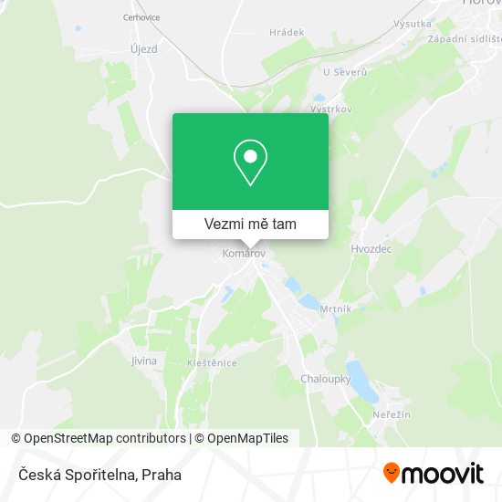 Česká Spořitelna mapa