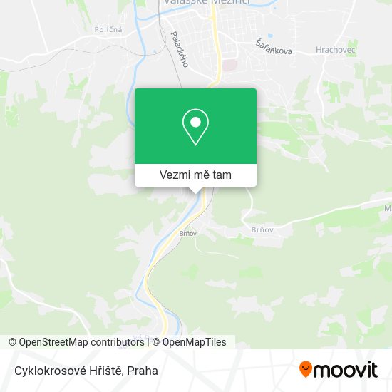 Cyklokrosové Hřiště mapa