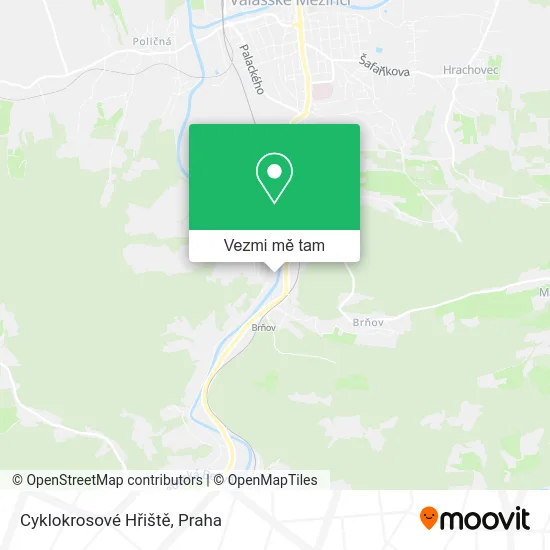 Cyklokrosové Hřiště mapa