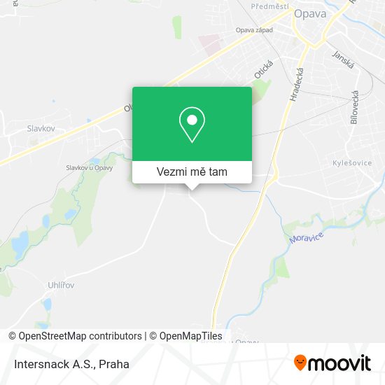 Intersnack A.S. mapa