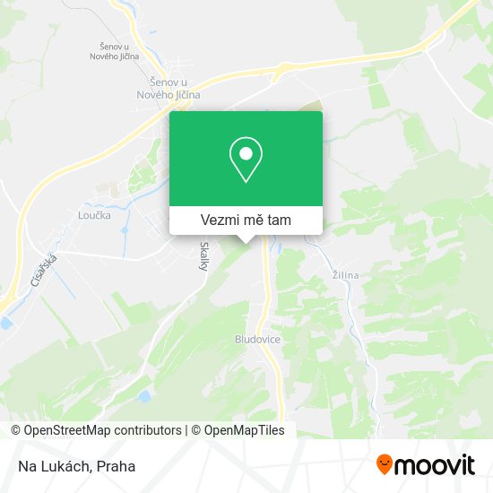 Na Lukách mapa