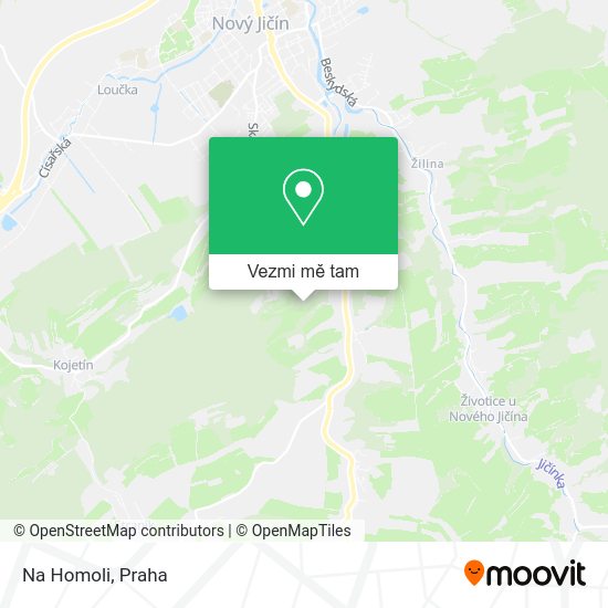 Na Homoli mapa