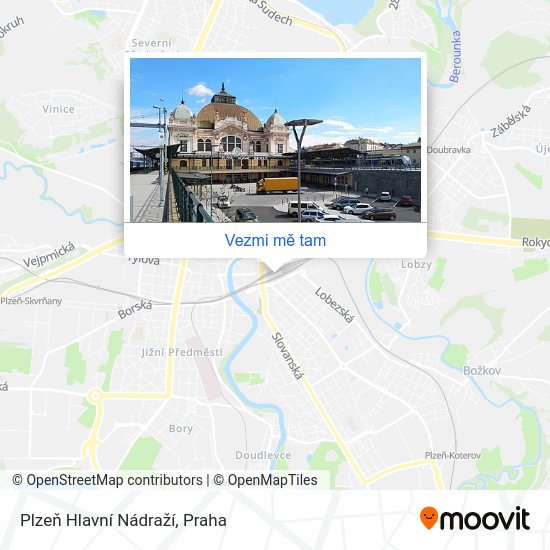 Plzeň Hlavní Nádraží mapa