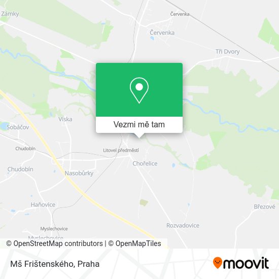 Mš Frištenského mapa