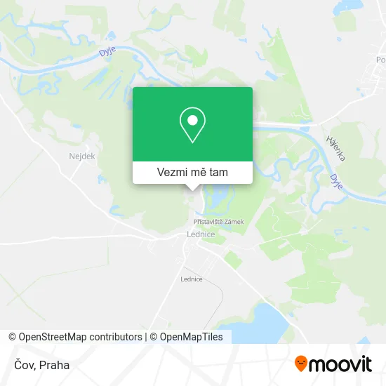 Čov mapa