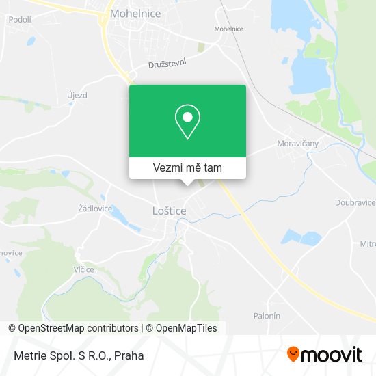 Metrie Spol. S R.O. mapa