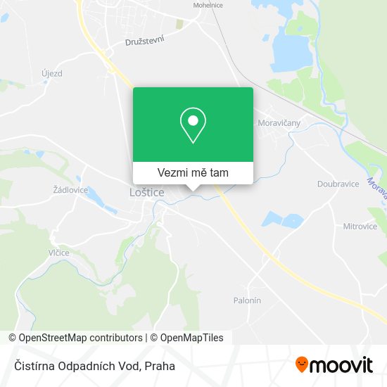 Čistírna Odpadních Vod mapa