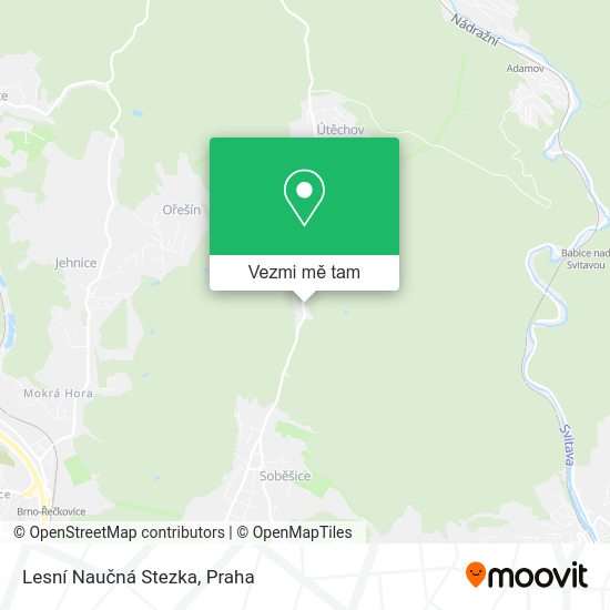 Lesní Naučná Stezka mapa